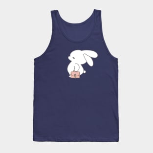 Cute Bunny Rabbit Go Home From Work Tank Top